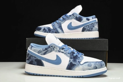 Hyperoad Low Denim” Jordan 1 “Washed Air 0730